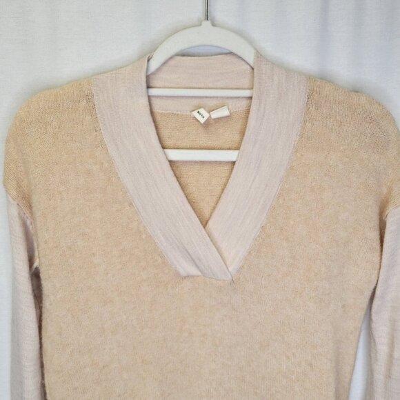 Anthropologie Moth Women's Small Pullover Sweater Tan Wool Alpaca Blend - Picture 3 of 5